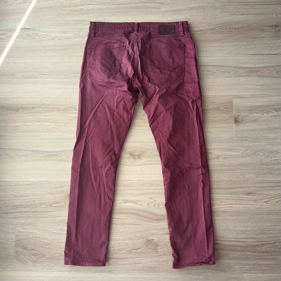 Burgundy slim chinos - Picture 3 of 5